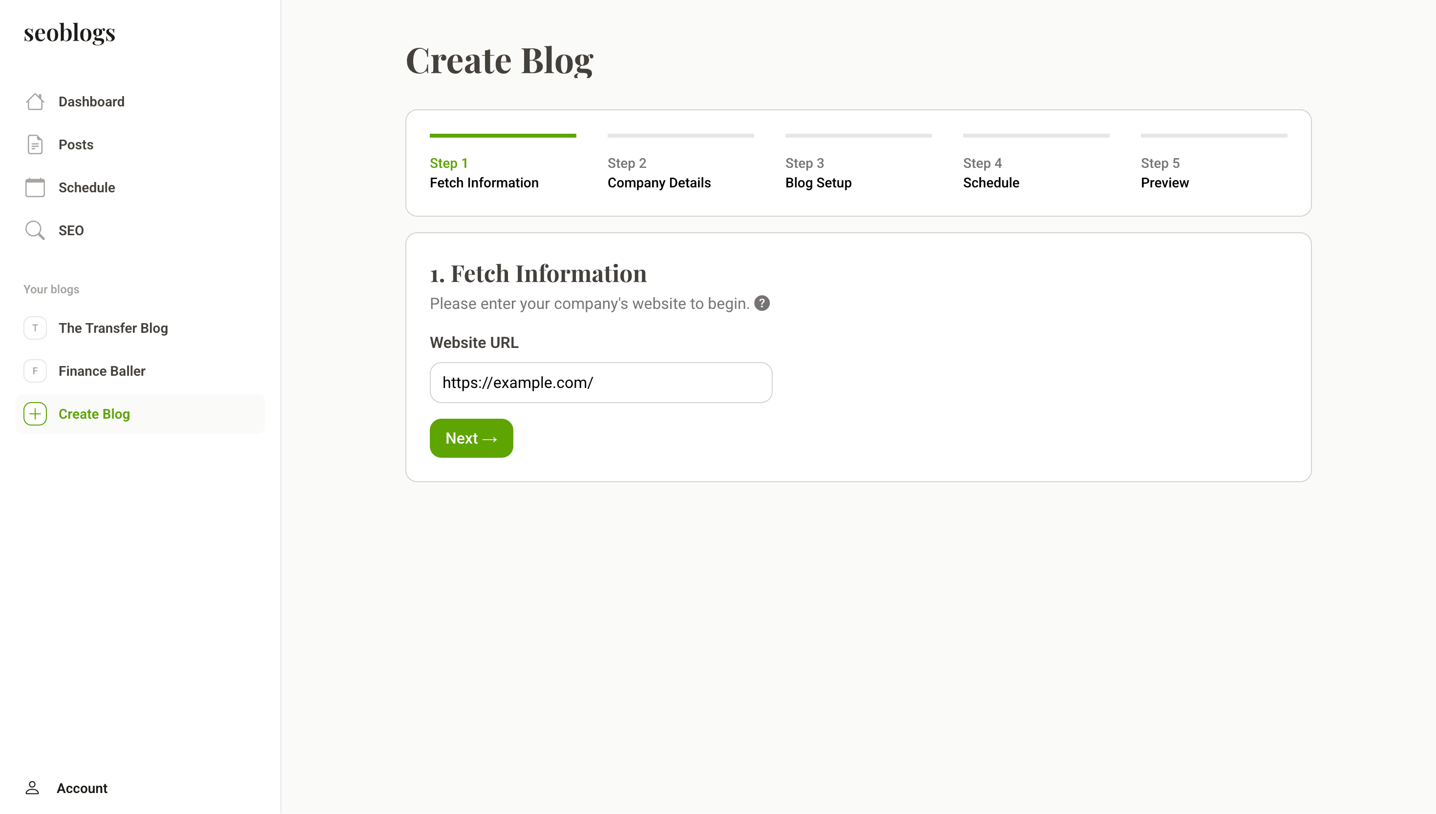 Product screenshot